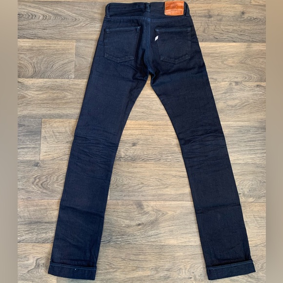 Pure Blue Japan/ Syoaiya Co. XX-007 Double Indigo Slim Straight Raw - Picture 2 of 4